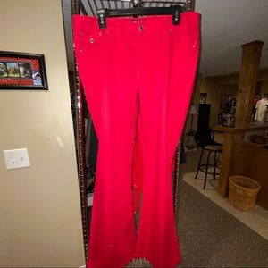 NWOT Kikit brand RED stretch jeans 12